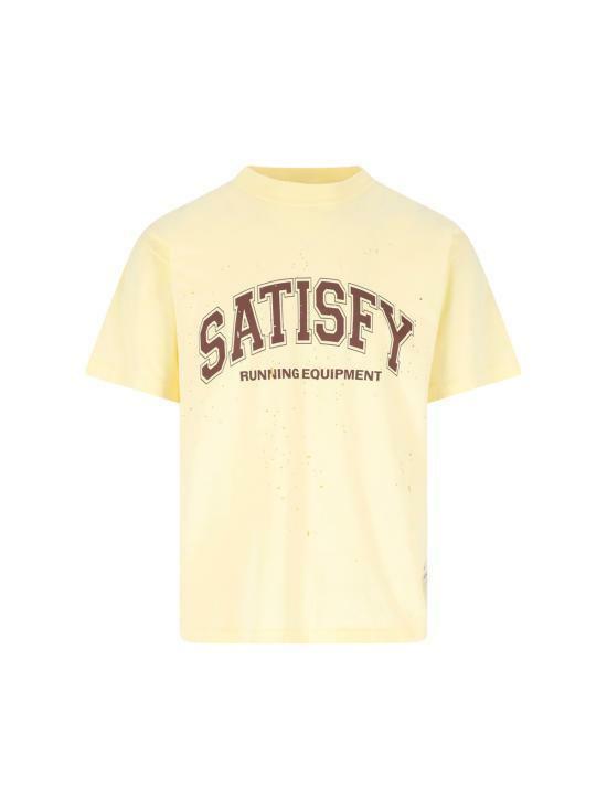 26SS 새티스파이 모스테크 티셔츠 1100641A04 GIALLO DOM - SATISFY