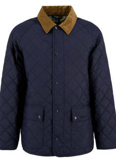 26SS 바버 패딩 MQU1895 NY71 NAVY DOM 썸네일 1