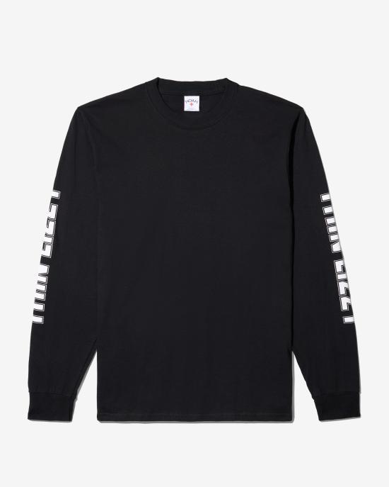 26SS 노아 긴팔 티셔츠 NOAU252CRTS213BK BLACK DOM - NOAH
