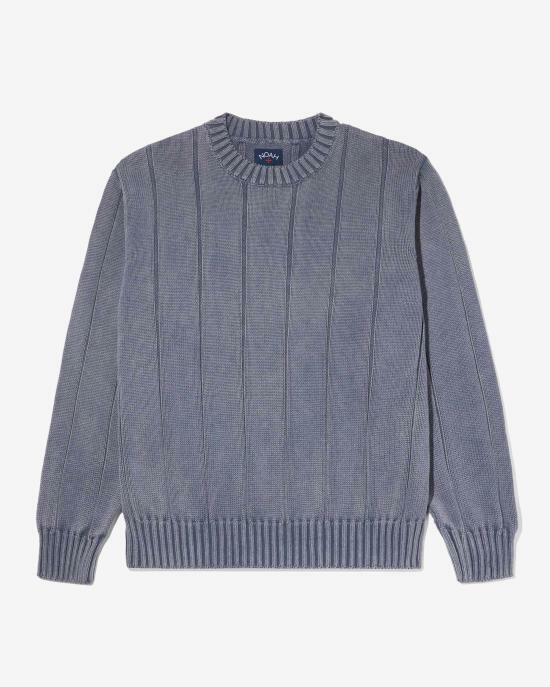 26SS 노아 스웨터 NOAU261MRST024NV DEEP BLUE DOM - NOAH