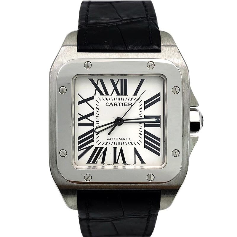 까르띠에 2656 산토스100 XL 오토매틱 스틸 38mm - Cartier