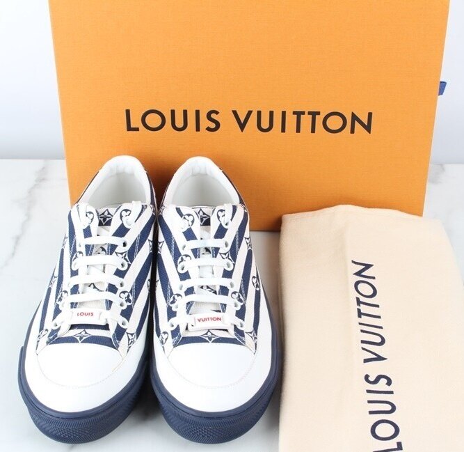 루이비통 LV 모노그램 스텔라 스니커즈 네이비 36(230) - Louis Vuitton