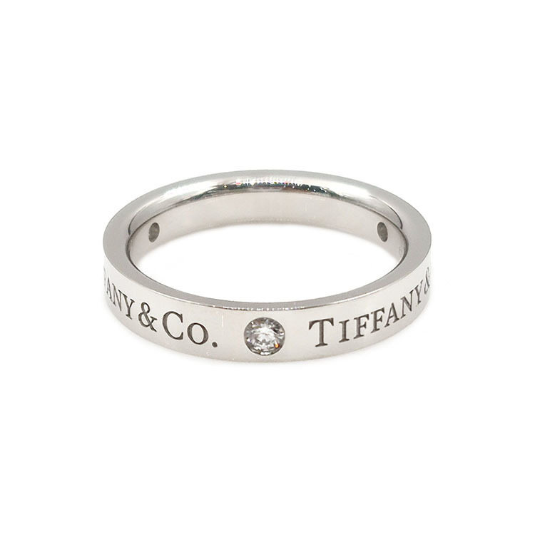 티파니 플래티늄 3p 다이아 반지 62126033 - Tiffany & Co