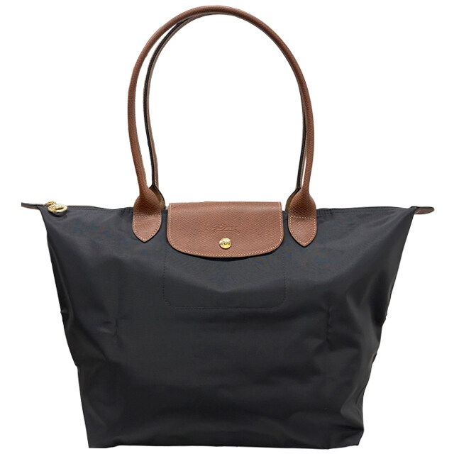 논현 더팩토리 26FW 롱샴 르 플리아쥬 오리지널 L 토트백 / 블랙 (L1899089 001) - Longchamp