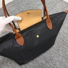 논현 더팩토리 26FW 롱샴 르 플리아쥬 오리지널 L 토트백 / 블랙 (L1899089 001) 썸네일 6