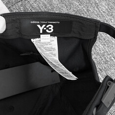 논현 더팩토리 26SS Y-3 요지 야마모토 클래식 로고 캡 / 블랙 (JP1142) 썸네일 5