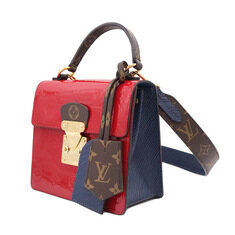 Louis Vuitton(루이비통) M90505 스칼렛 레드 베르니 레더 금장 스프링 스트리트 탑핸들 2WAY 썸네일 2