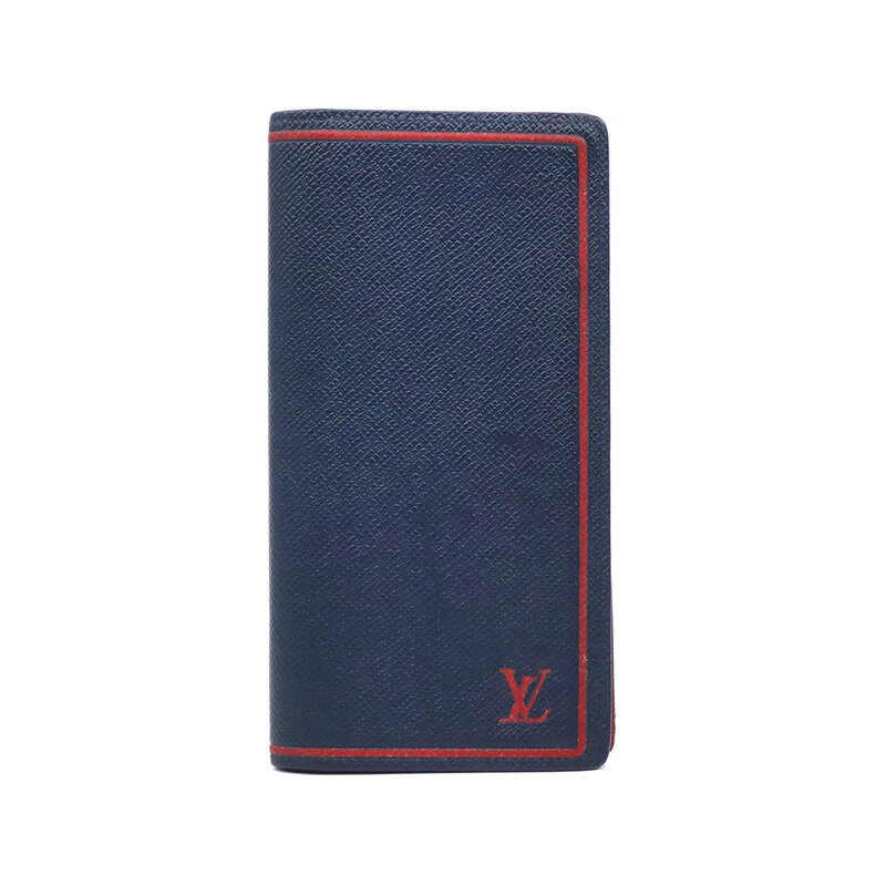 Louis Vuitton(루이비통) M63434 블루 마린 타이가 레더 브라짜 월릿 장지갑 - Louis Vuitton