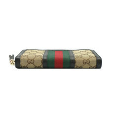Gucci(구찌) 353651 베이지 GG 수프림 캔버스 뱀부 테슬 지피 장지갑 썸네일 5