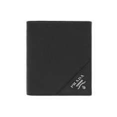 26FW 사피아노 메탈 로고 반지갑 블랙 2MO004 QME F0002 썸네일 1