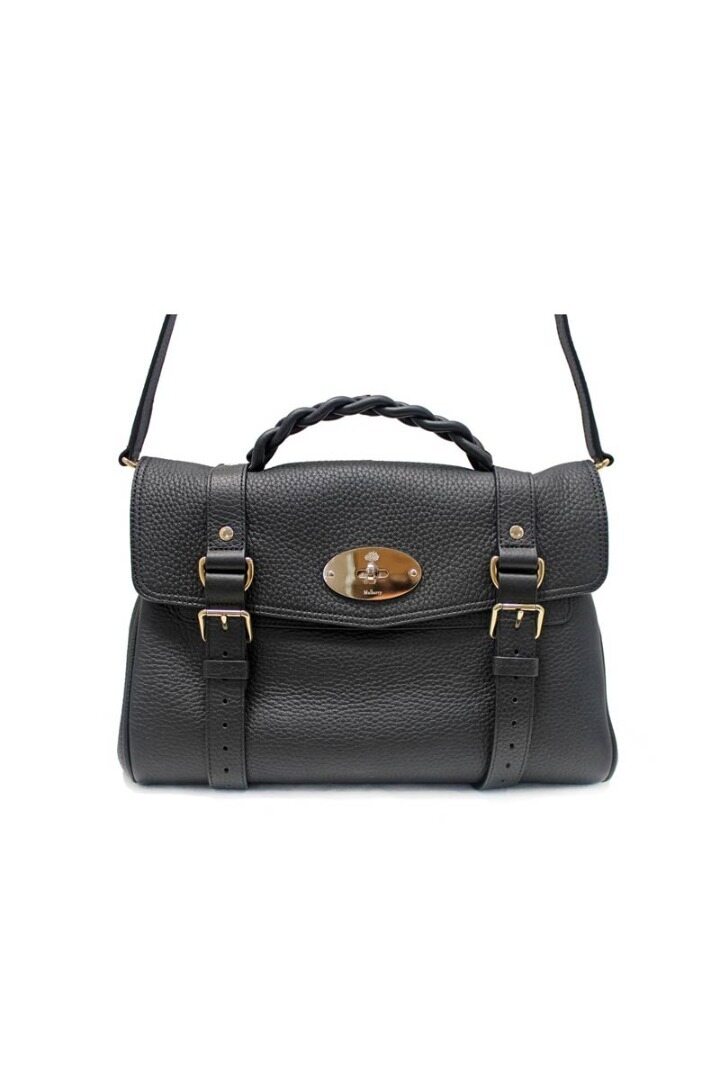 멀버리 블랙 카프 스킨 여성 숄더백 R - HH6746 736 A100 - Mulberry