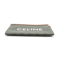 Celine(셀린느) 10D672BZQ.04LU 트리오페 스몰 캔버스 탄 램스킨 파우치 썸네일 4