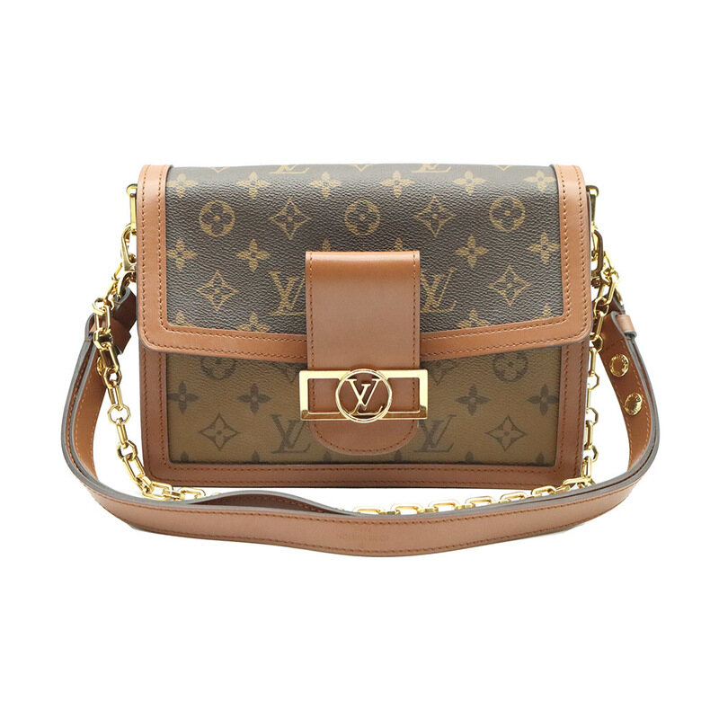 Louis Vuitton(루이비통) M45958 모노그램 리버스 캔버스 MM 도핀 숄더백 - Louis Vuitton