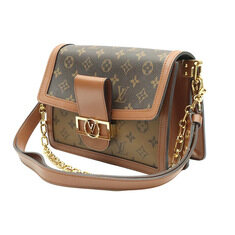 Louis Vuitton(루이비통) M45958 모노그램 리버스 캔버스 MM 도핀 숄더백 썸네일 3