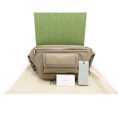 Gucci(구찌) 645093 구찌 브라운 레더 점보 GG 벨트백 썸네일 1