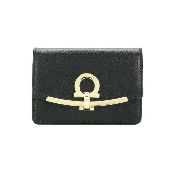 26FW 간치니 크래스프 키링/카드지갑 블랙 22-D198 0683350 - Salvatore Ferragamo