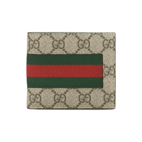 26SS GG 슈프림 웹 반지갑 베이지 408827 KHN4N 9791 - Gucci