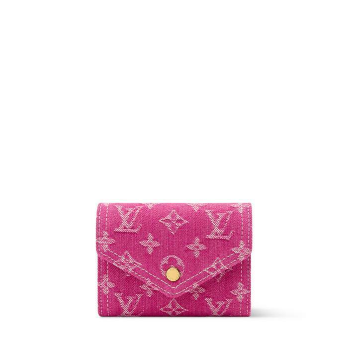 [국내발송] 루이비통 빅토린 월릿 푸시아 데님 M27707 - Louis Vuitton