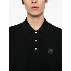 [국내발송] 메종키츠네 볼드 폭스 헤드 오버사이즈 폴로 블랙 PM00211KP0001 P199 썸네일 3