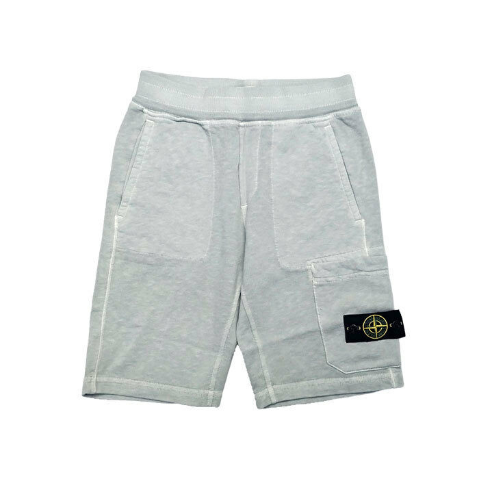 스톤아일랜드 키즈 피그먼트 와펜 반바지 그레이 801662160 V0161 - Stone Island