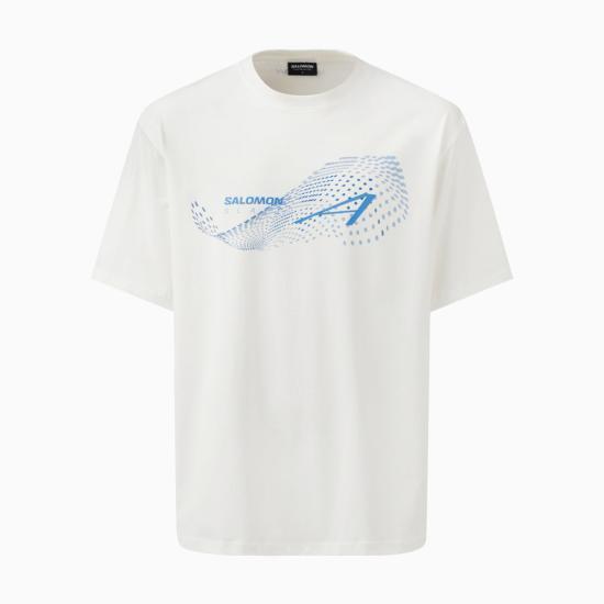 26SS 살로몬 반팔 티셔츠 S262001HTS56 WHT DOM - Salomon