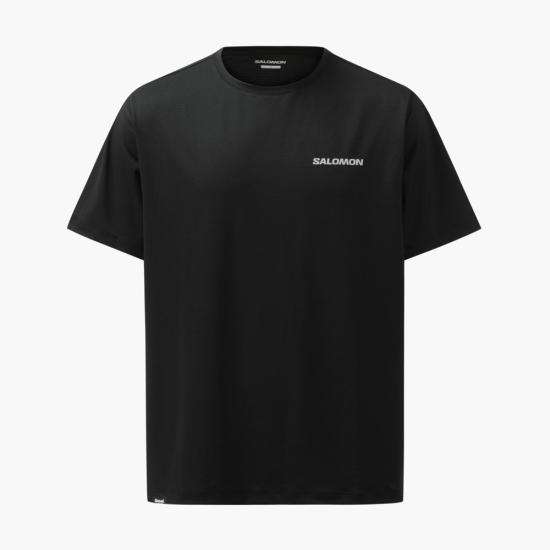 26SS 살로몬 드라이싱크 숏 슬리브 티셔츠 S262001RTS61 BLK DOM - Salomon