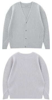 [옴므플리세 이세이미야케] 옴므플리세 컬러 플리츠 가디건 라이트 그레이 남성 자켓 HP66-JL170 11 / TJ 썸네일 2