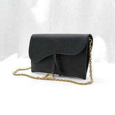 Dior(크리스챤디올) S5614CBAA_M900 블랙 레더 새들 SADDLE 파우치 WOC 체인 크로스백 썸네일 2
