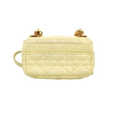 Dior(크리스챤디올) S2022UWHC_M26Y 옐로우 까나쥬 카로 마이크로 체인 숄더백 썸네일 3