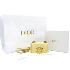 Dior(크리스챤디올) S2022UWHC_M26Y 옐로우 까나쥬 카로 마이크로 체인 숄더백 썸네일 1