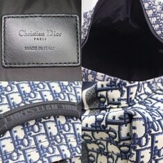 Dior(크리스챤디올) M6104STZQ-M928 블루 오블리크 자카드 트래블 백팩 썸네일 5