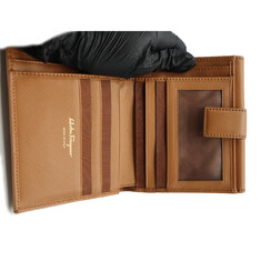 Ferragamo(페라가모) 22 4639 카멜로 금장 간치니 중지갑 썸네일 5
