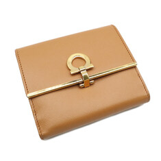 Ferragamo(페라가모) 22 4639 카멜로 금장 간치니 중지갑 썸네일 4