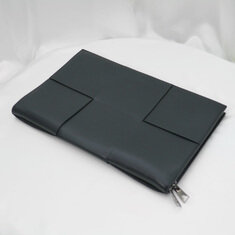 Bottega Veneta(보테가베네타) 680169 블랙 인트레치아토 아르코 도큐먼트 케이스 클러치 썸네일 4
