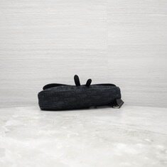 [럭스유] 디올 오블리크 자카드 새들백 블랙 1ADPO093 썸네일 6