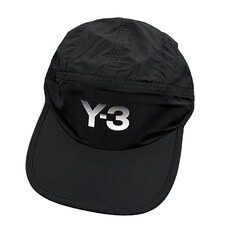 더팩토리 26SS Y-3 요지 야마모토 로고 런 캡 / 블랙 (KR7553) 썸네일 1