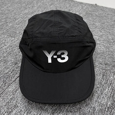 더팩토리 26SS Y-3 요지 야마모토 로고 런 캡 / 블랙 (KR7553) 썸네일 2