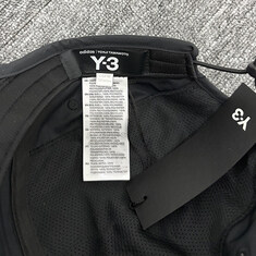 더팩토리 26SS Y-3 요지 야마모토 로고 런 캡 / 블랙 (KR7553) 썸네일 7