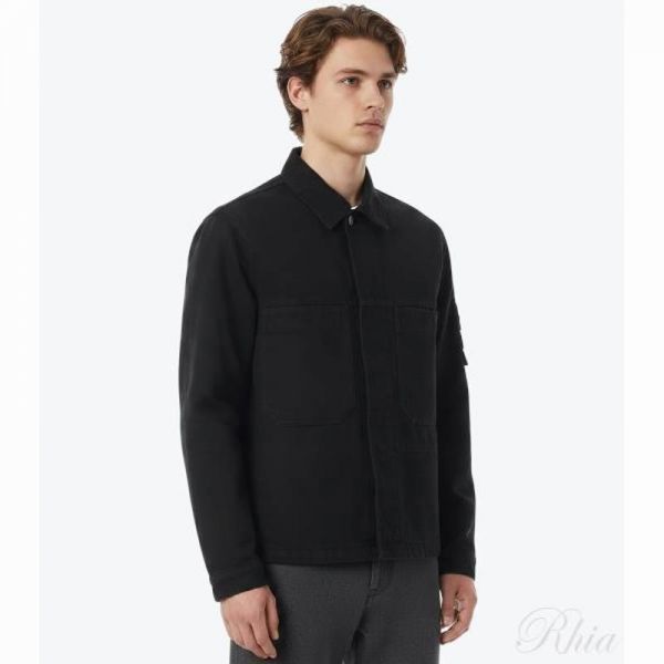 스톤아일랜드 26SS 4100006 라이트 불 데님 Tc 코치 자켓 L1S14 S0J24 V0029 - Stone Island