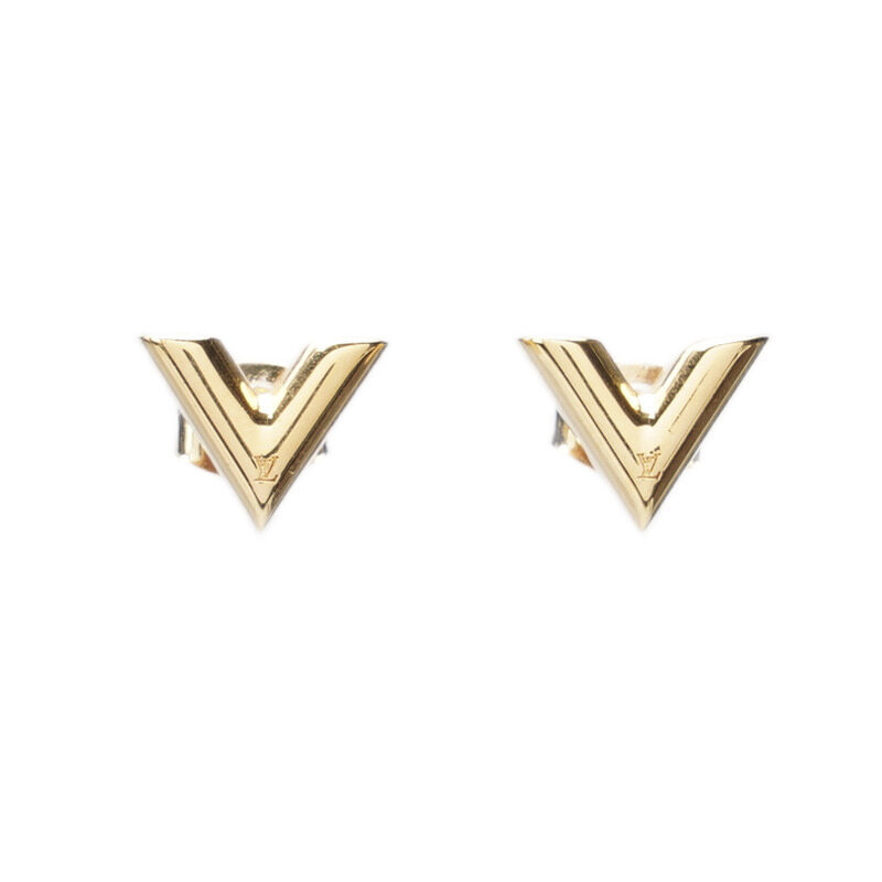 골드 에센셜 V 귀걸이 - Louis Vuitton