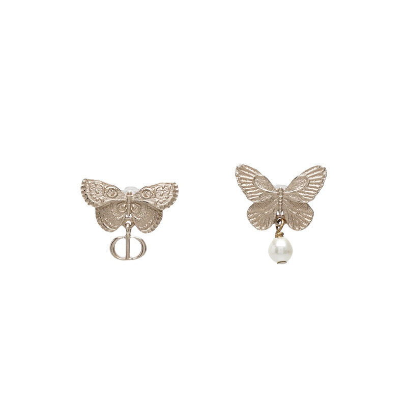 골드 메탈 메타모르포제 드롭 귀걸이 - Christian Dior
