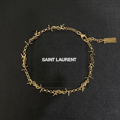 논현 더팩토리 26SS 생로랑 YSL 모노그램 카산드라 체인 브레이슬릿 팔찌 골드 (757664 Y1500 8030) 썸네일 3