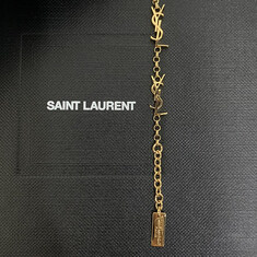 논현 더팩토리 26SS 생로랑 YSL 모노그램 카산드라 체인 브레이슬릿 팔찌 골드 (757664 Y1500 8030) 썸네일 8