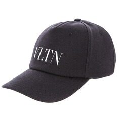 발렌티노 VLTN 로고프린트 베이스볼 캡 (블랙)4Y2HDA10 TNQ 0NI 썸네일 1