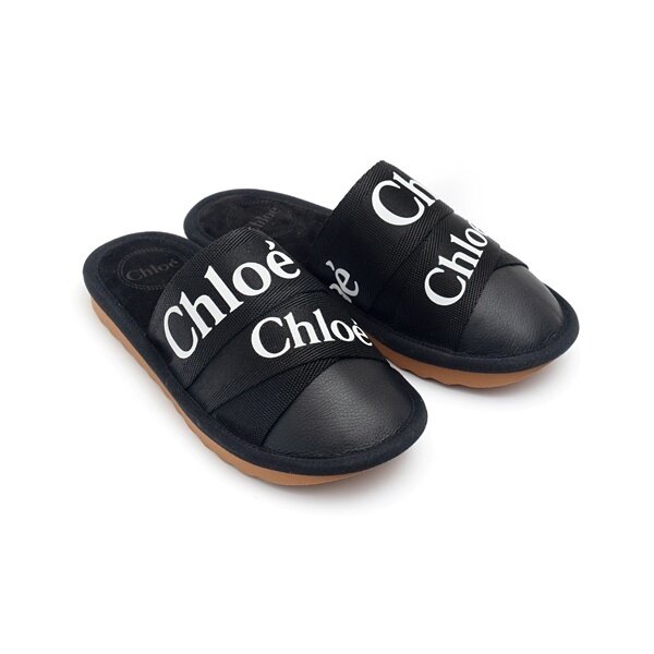 라프리마 [CHLOE] 끌로에 캔버스 우디 스트랩 블로퍼 CHC21A489R4-001 - Chloe