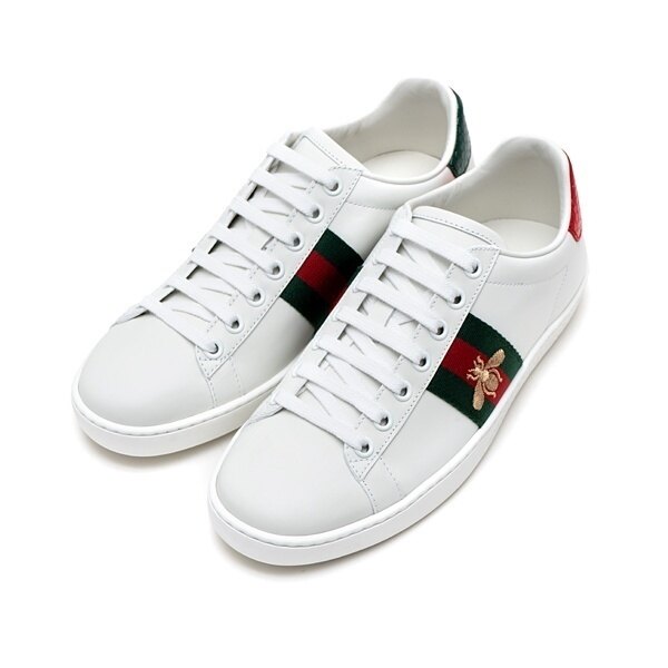 [GUCCI] 구찌 에이스 벌 자수 여성 스니커즈 431942-02JP0-9064 - Gucci