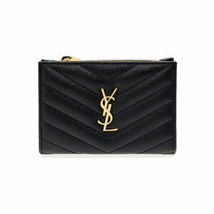 [SAINT LAURENT] 생로랑 비폴드 월렛 인 퀼티드 그레이너 반지갑 668287-BOW01-1000 썸네일 1