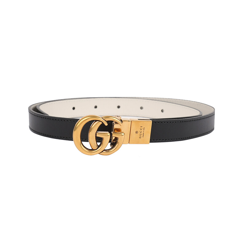 구찌 GG 마몽 리버서블 씬 벨트 659418-0YATC-1089 - Gucci