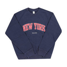 스포티앤리치 ST071606304BL106 DARK NAVY 공용 맨투맨 썸네일 1