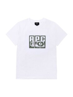 아페쎄 COBQX M26485 AAB WHITE 공용 반팔티 썸네일 2